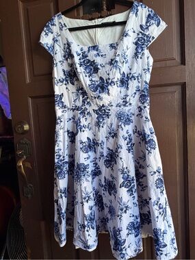 Pukavt Floral Retro Dress